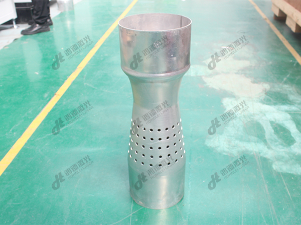 激光切管機大口徑排氣管切孔